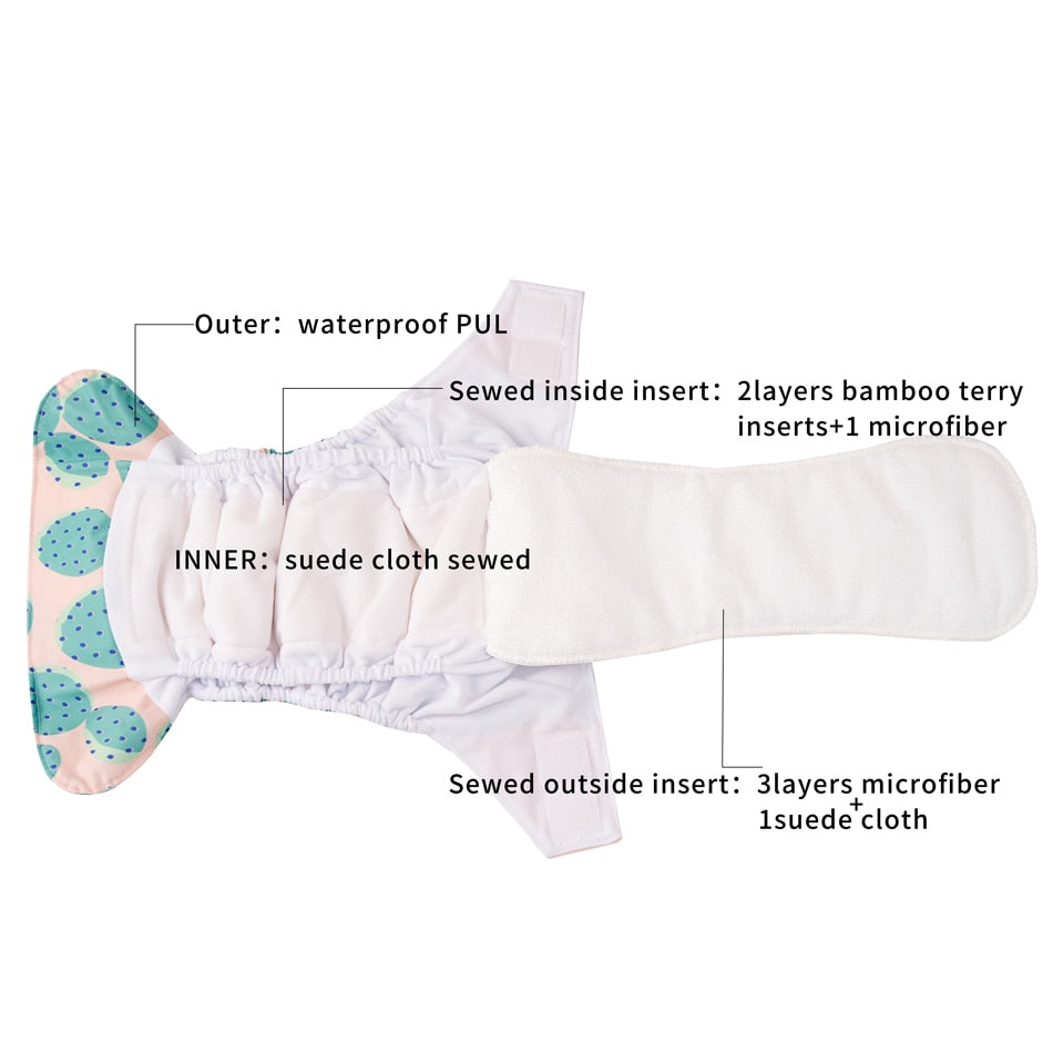 Happy Flute AIO Heavy Wetter Night Cloth Diaper