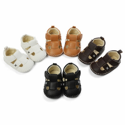 Open-Detail Baby Summer Shoes with Soft PVC Soles