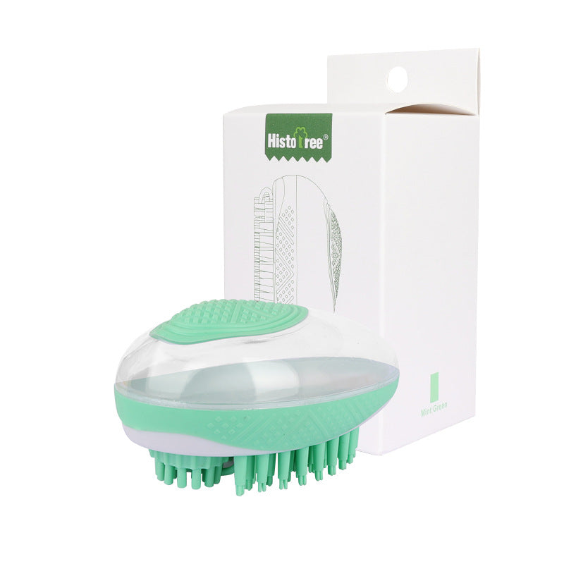 2-in-1 Silicone Pet Bath Brush & Massage Comb