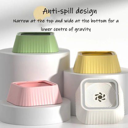 Splash-Free Floating Pet Water Bowl