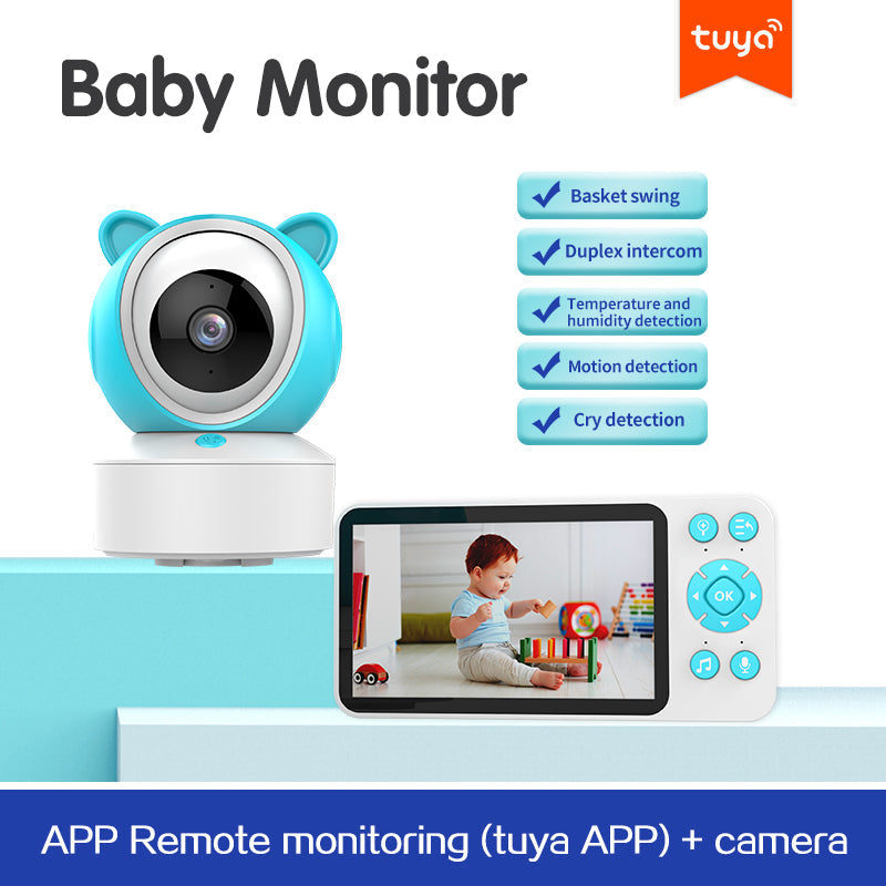 5" baby Monitor with Doodle & Temperature Detection