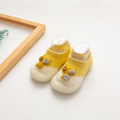 Breathable Mesh Toddler Floor Shoes with Rubber Soles