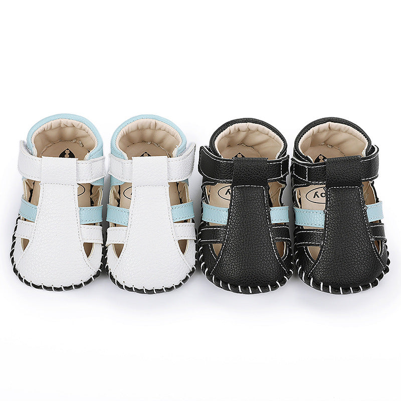 Stitched Baby Sandals with Rubber Soles