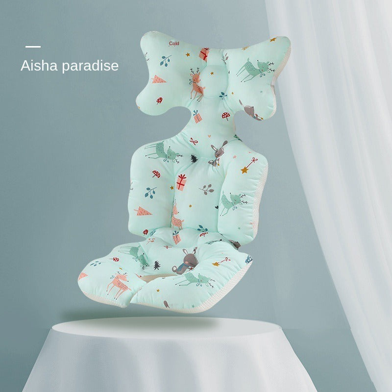 All-Season Pure Cotton Baby Stroller & Toddler Cushion