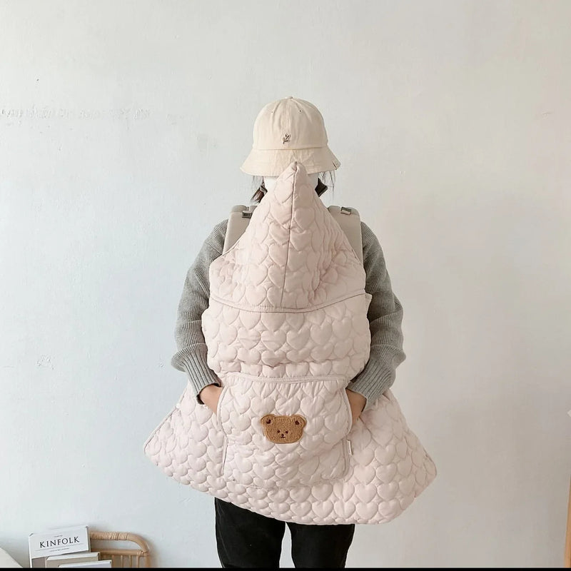 Fleece Windproof Baby Stroller Blanket & Swaddle Wrap