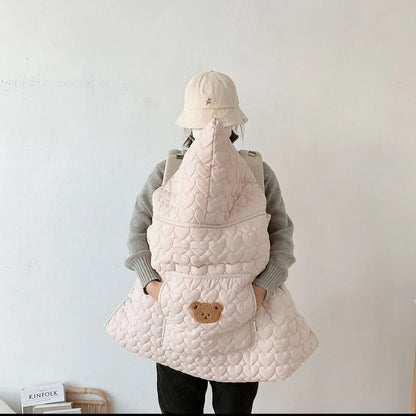 Fleece Windproof Baby Stroller Blanket & Swaddle Wrap