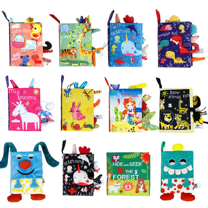 Children's Soft Activity Book with Sensory Toys