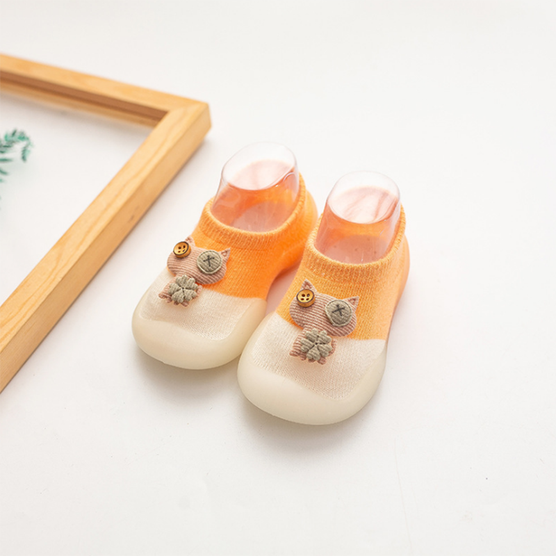 Breathable Mesh Toddler Floor Shoes with Rubber Soles