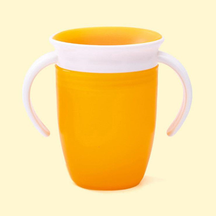 360 Rotating Leakproof Baby Learning Cup, 240ml Rotating Leakproof Baby Learning Cup, 240ml
