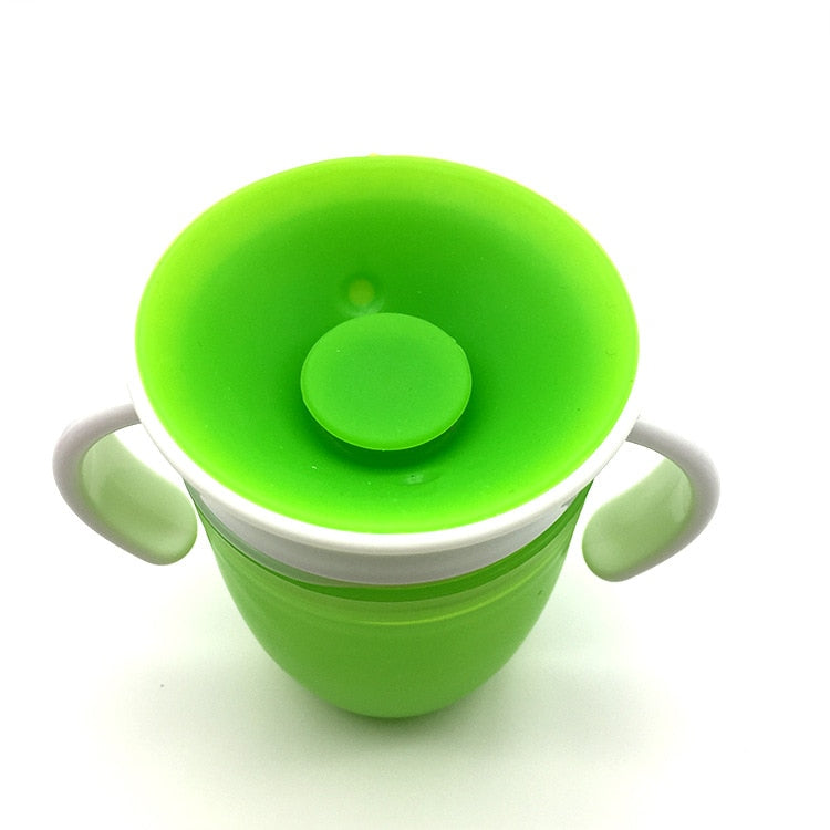 360 Rotating Leakproof Baby Learning Cup, 240ml Rotating Leakproof Baby Learning Cup, 240ml