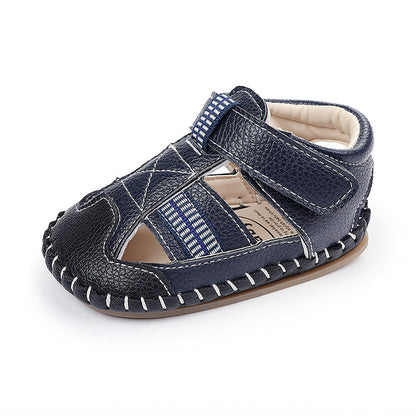 Stitched Baby Sandals with Rubber Soles