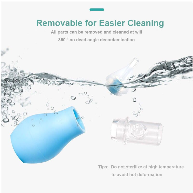 Silicone Anti-Backflow Baby Nasal Aspirator Pump