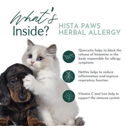 Hista Paws – with Quercetin for Cats and Dogs