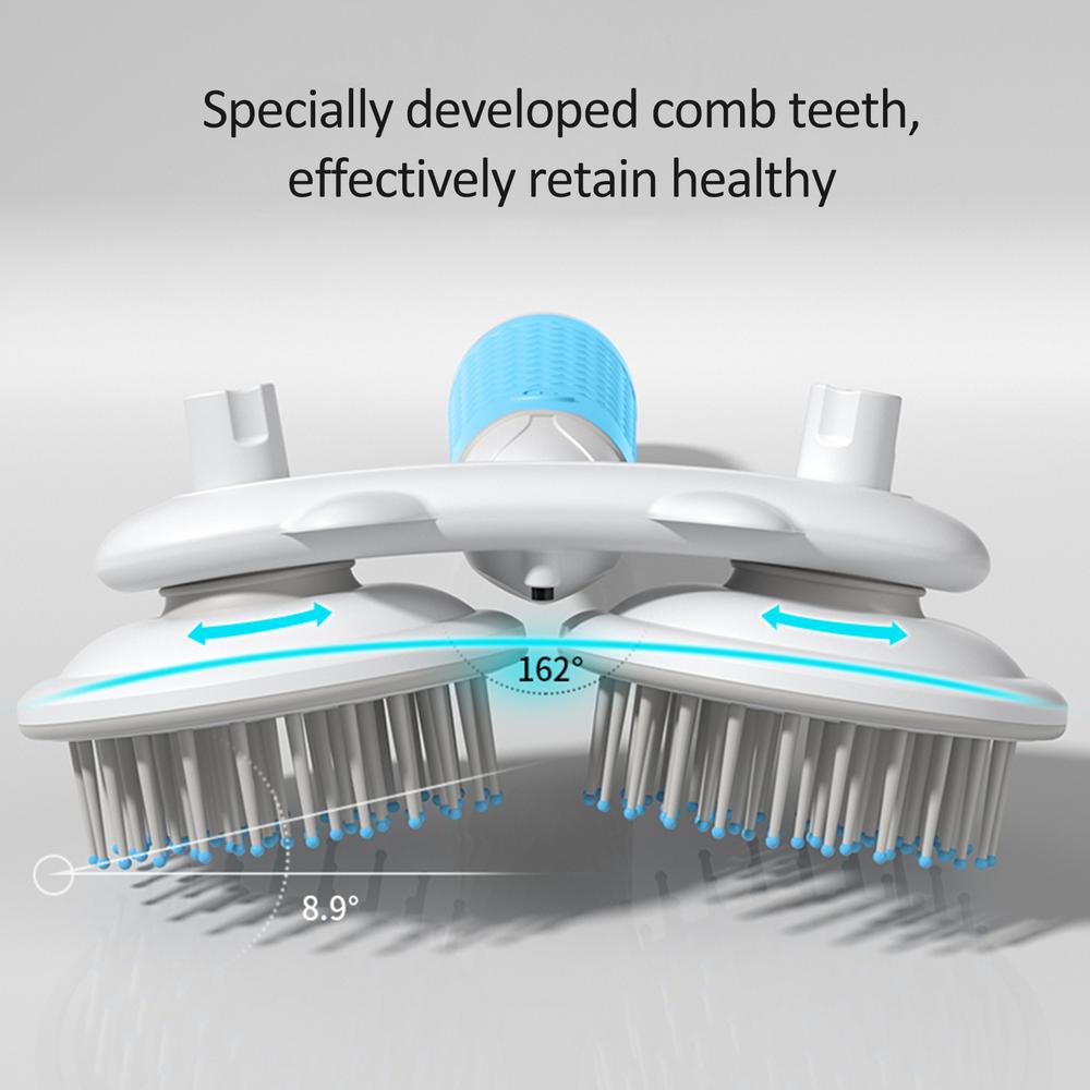 Self-Cleaning Double-Head Pet Slicker Brush