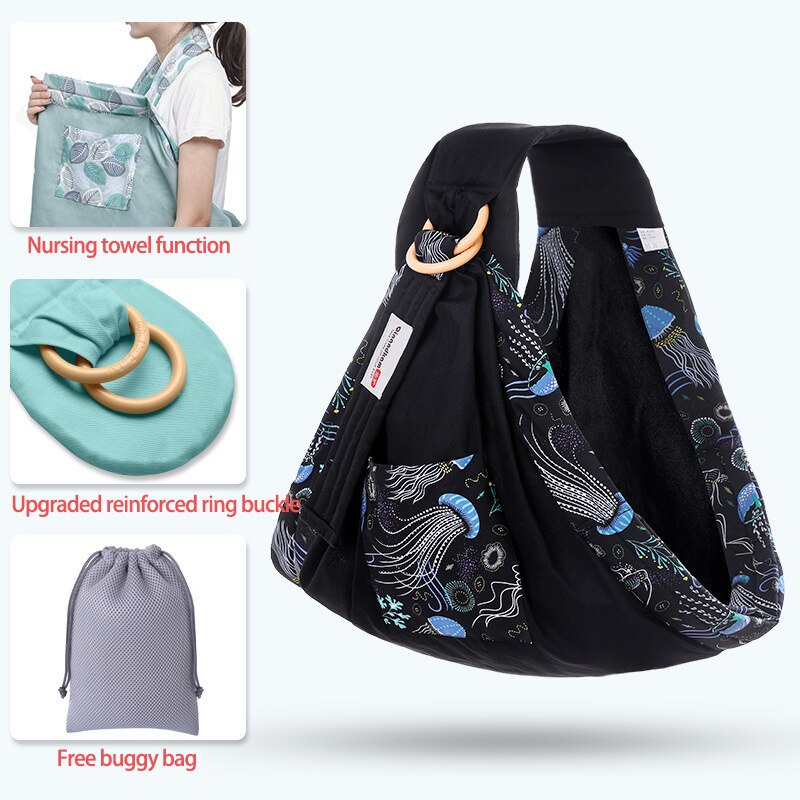 Newborn Kangaroo Baby Carrier & Breastfeeding Cover