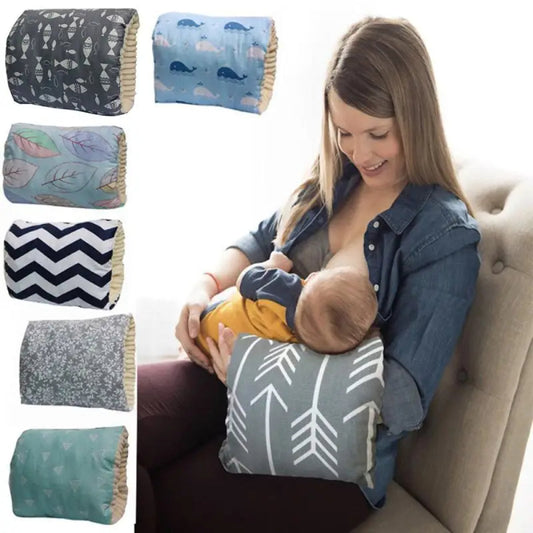 Adjustable Washable Cotton Nursing Arm Breastfeeding Pillow