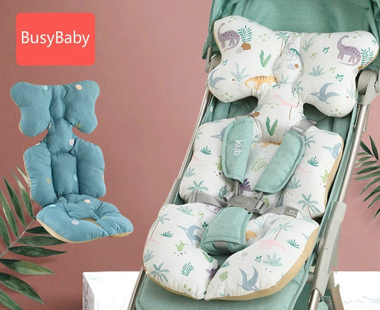 All-Season Pure Cotton Baby Stroller & Toddler Cushion
