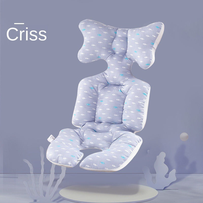 All-Season Pure Cotton Baby Stroller & Toddler Cushion
