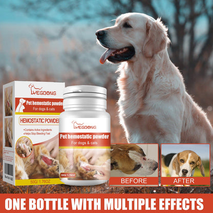 Pet Hemostatic Styptic Wound Healing Powder