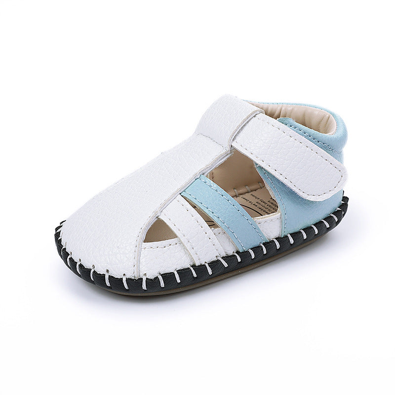 Stitched Baby Sandals with Rubber Soles