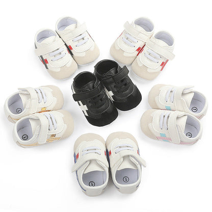 PU Baby & Toddler Shoes with PVC-Rubber Soles