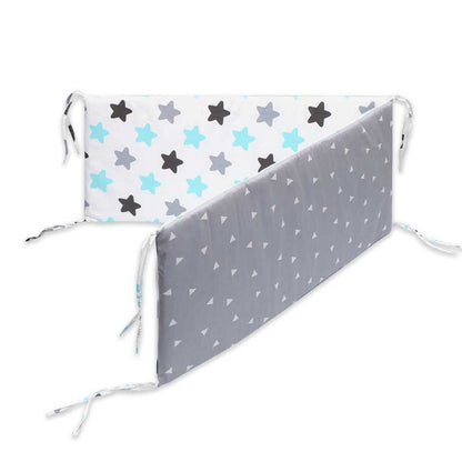 Double-Faced Detachable Print Baby Crib Bumper