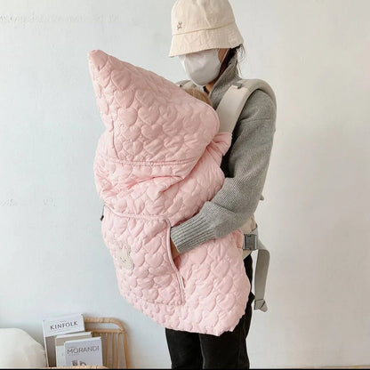 Fleece Windproof Baby Stroller Blanket & Swaddle Wrap