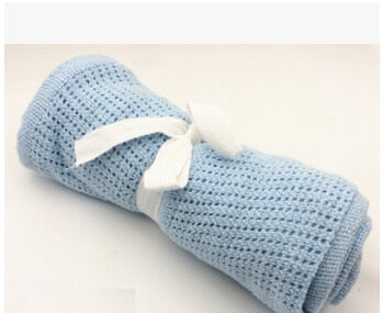 Super Soft Cotton Baby Swaddle Blanket & Stroller Cover