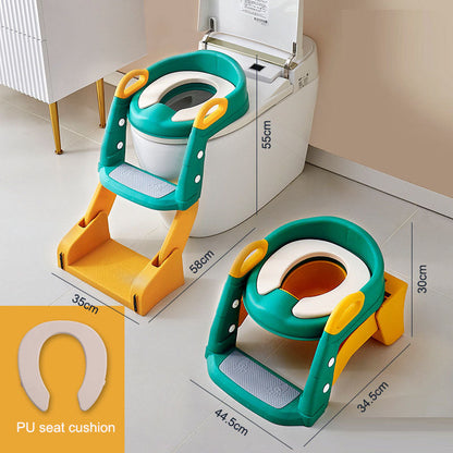 Multifunctional Baby Toilet Seat Ring & Step for Kids