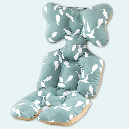All-Season Pure Cotton Baby Stroller & Toddler Cushion