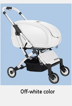 Foldable 4-Wheel Pet Dog & Cat Stroller (up to 15kg)