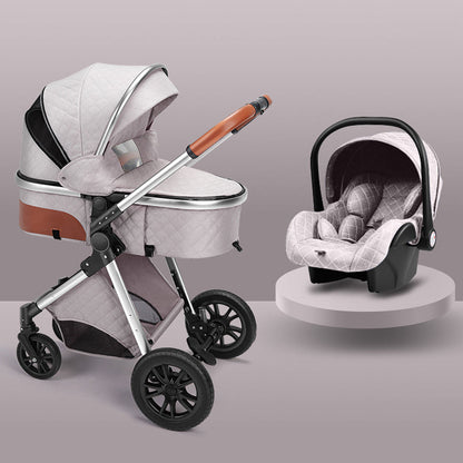 Lightweight Folding Two-Way Shock-Absorbing Baby Stroller