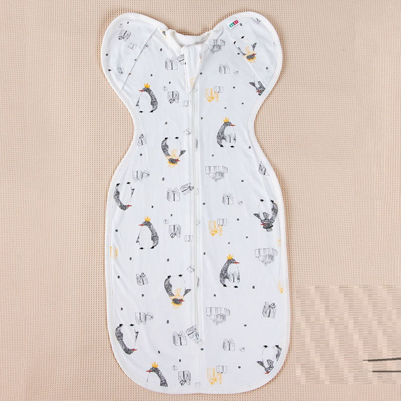 Cotton Anti-Kick Printed Baby Sleeping Bag