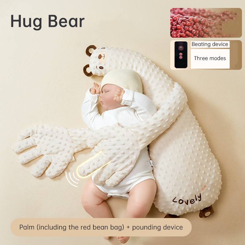Baby Anti-Moros Reflex Soothing Sleep Pillow & Patting Toy