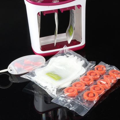 Baby Food Squeeze Station with Reusable Pouches