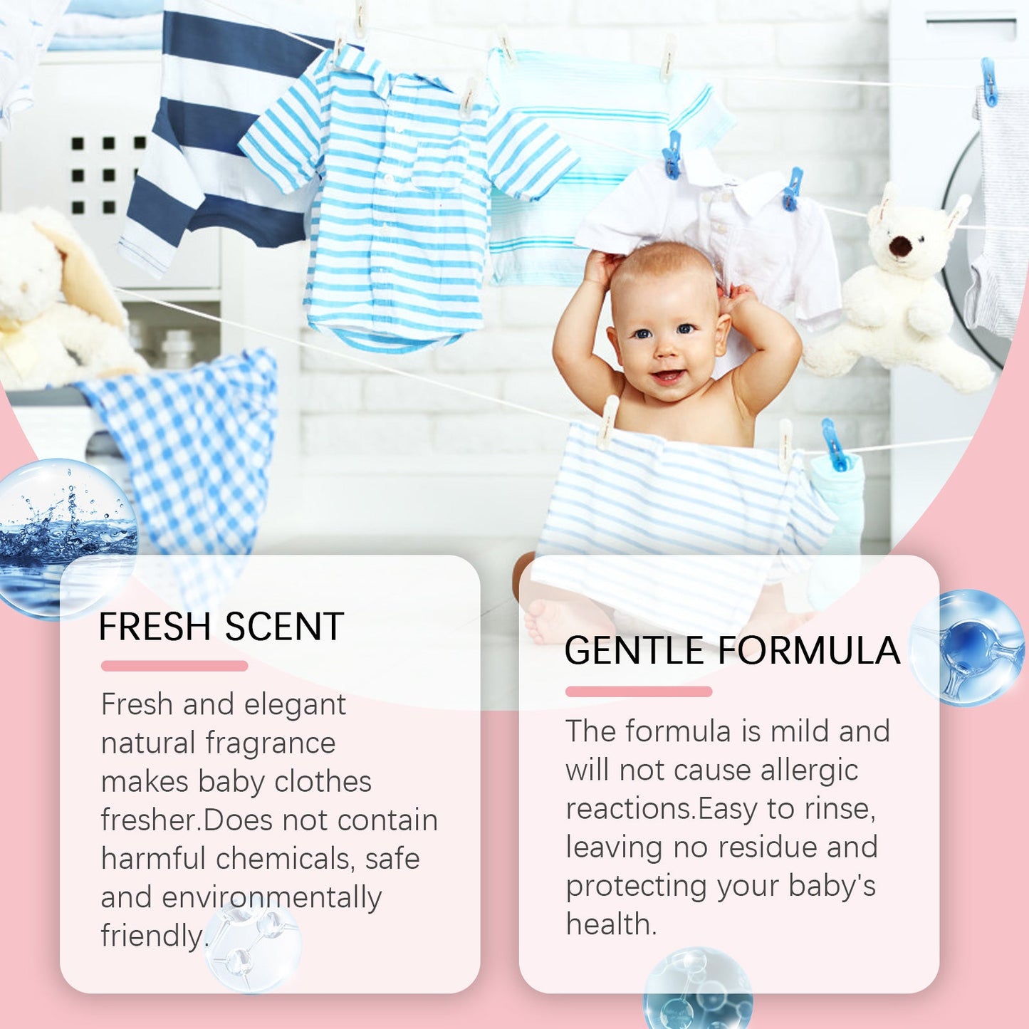 Mild Formula Baby Clothes Detergent