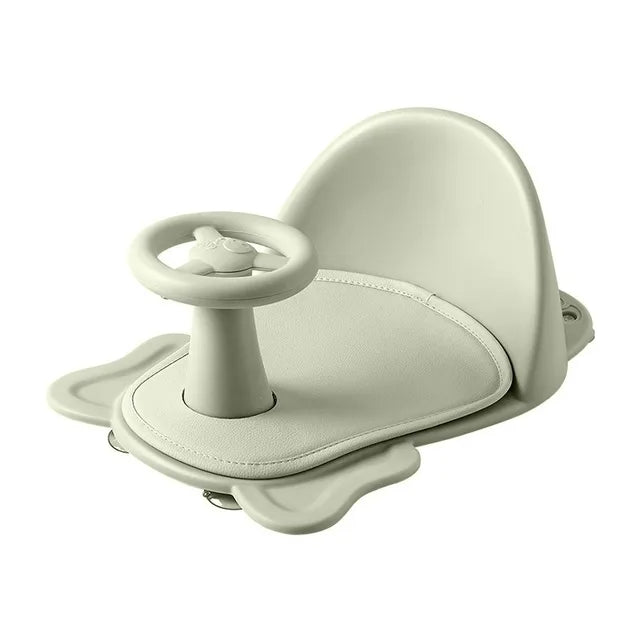 Foldable Baby Shower Basin With Seat & Anti-Slip Pad