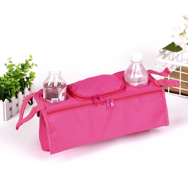 Baby Stroller Organizer Bag with Cup & Bottle Holder