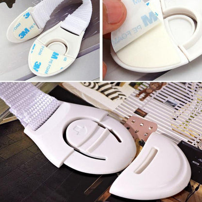 5/10-Pack Baby Safety Locks for Drawers & Cabinets
