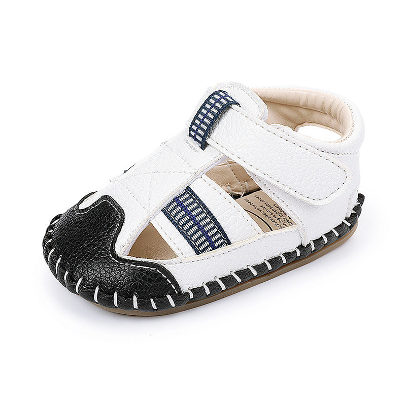 Stitched Baby Sandals with Rubber Soles