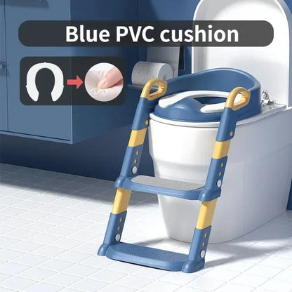 Folding Step Stool Baby Toilet Seat Ring & Potty