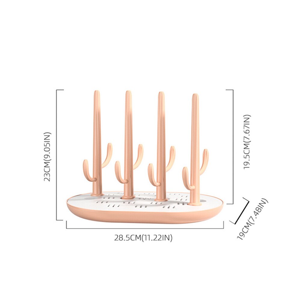 Space-Saving Baby Bottle Drying & Drain Rack