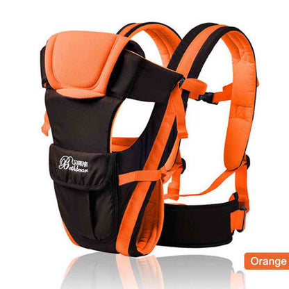 Beth Bear 4-in-1 Breathable Baby Carrier Sling, 0-30M
