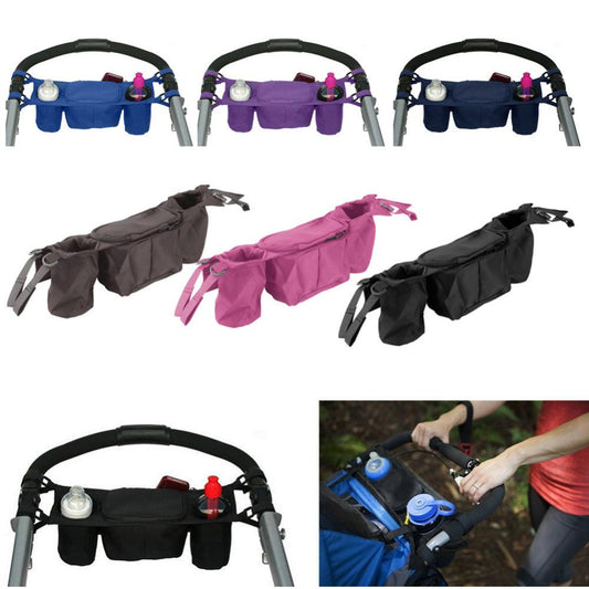 Baby Stroller Organizer Bag with Cup & Bottle Holder
