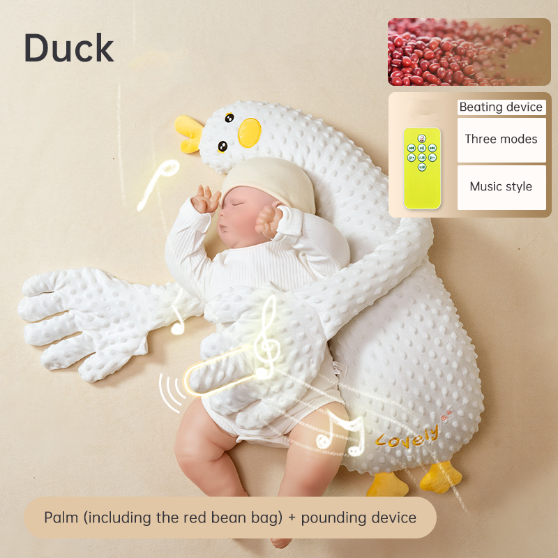 Baby Anti-Moros Reflex Soothing Sleep Pillow & Patting Toy