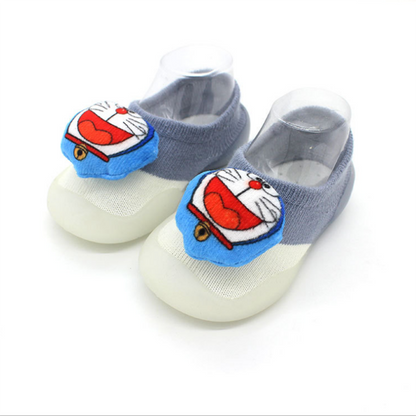 Breathable Mesh Toddler Floor Shoes with Rubber Soles