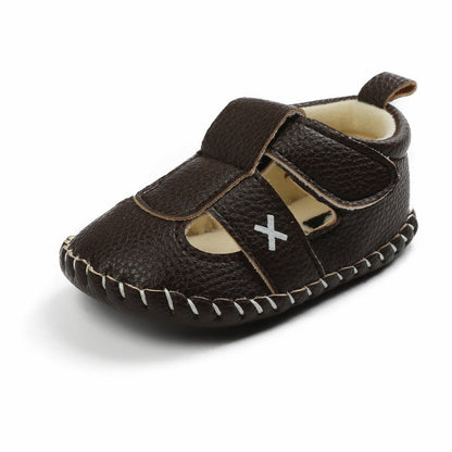 Open-Detail Baby Summer Shoes with Soft PVC Soles