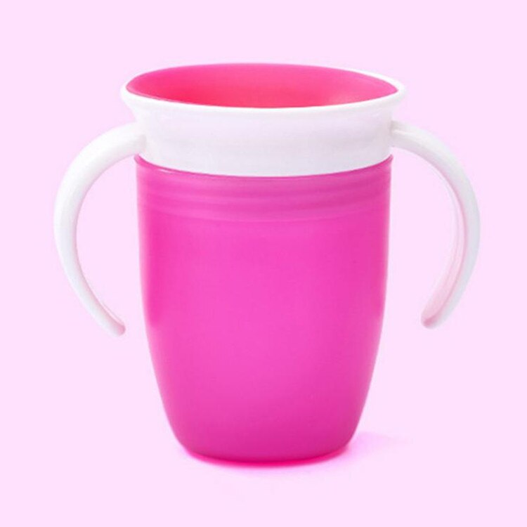 360 Rotating Leakproof Baby Learning Cup, 240ml Rotating Leakproof Baby Learning Cup, 240ml