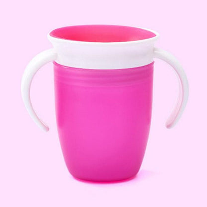 360 Rotating Leakproof Baby Learning Cup, 240ml Rotating Leakproof Baby Learning Cup, 240ml