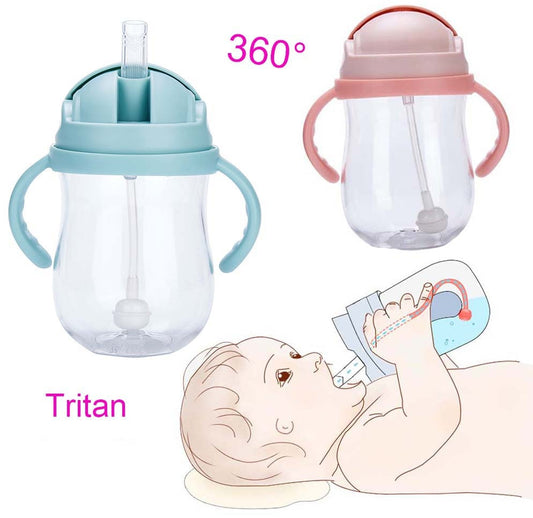 Silica Straw Sippy Cup for Newborns & Toddlers